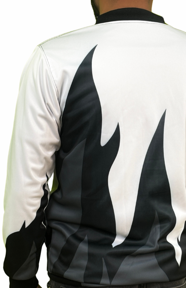 Flame — Premium Bomber Jacket - Image 2