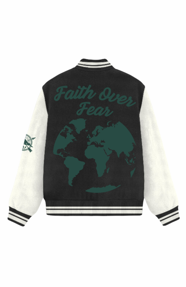 Faith Over Fear — Premium Varsity Jacket